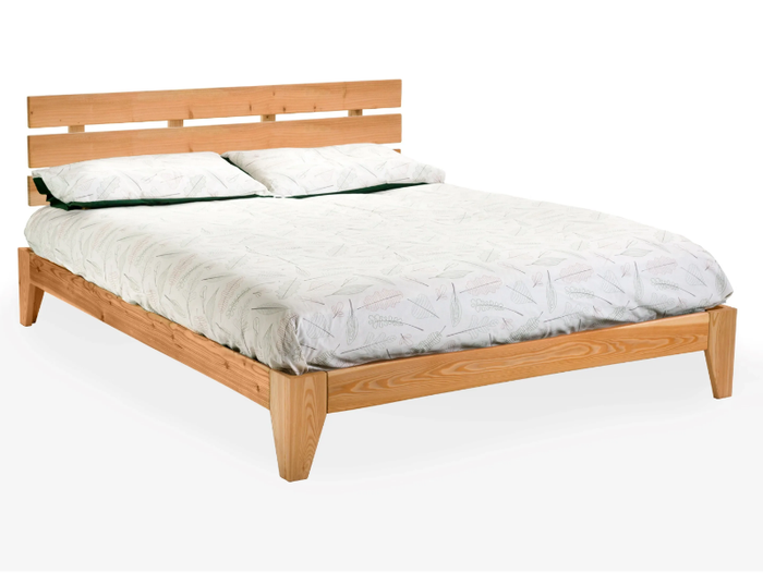 SAMBUCO DIAGO - Tatami solid wood double bed _ Vivere Zen